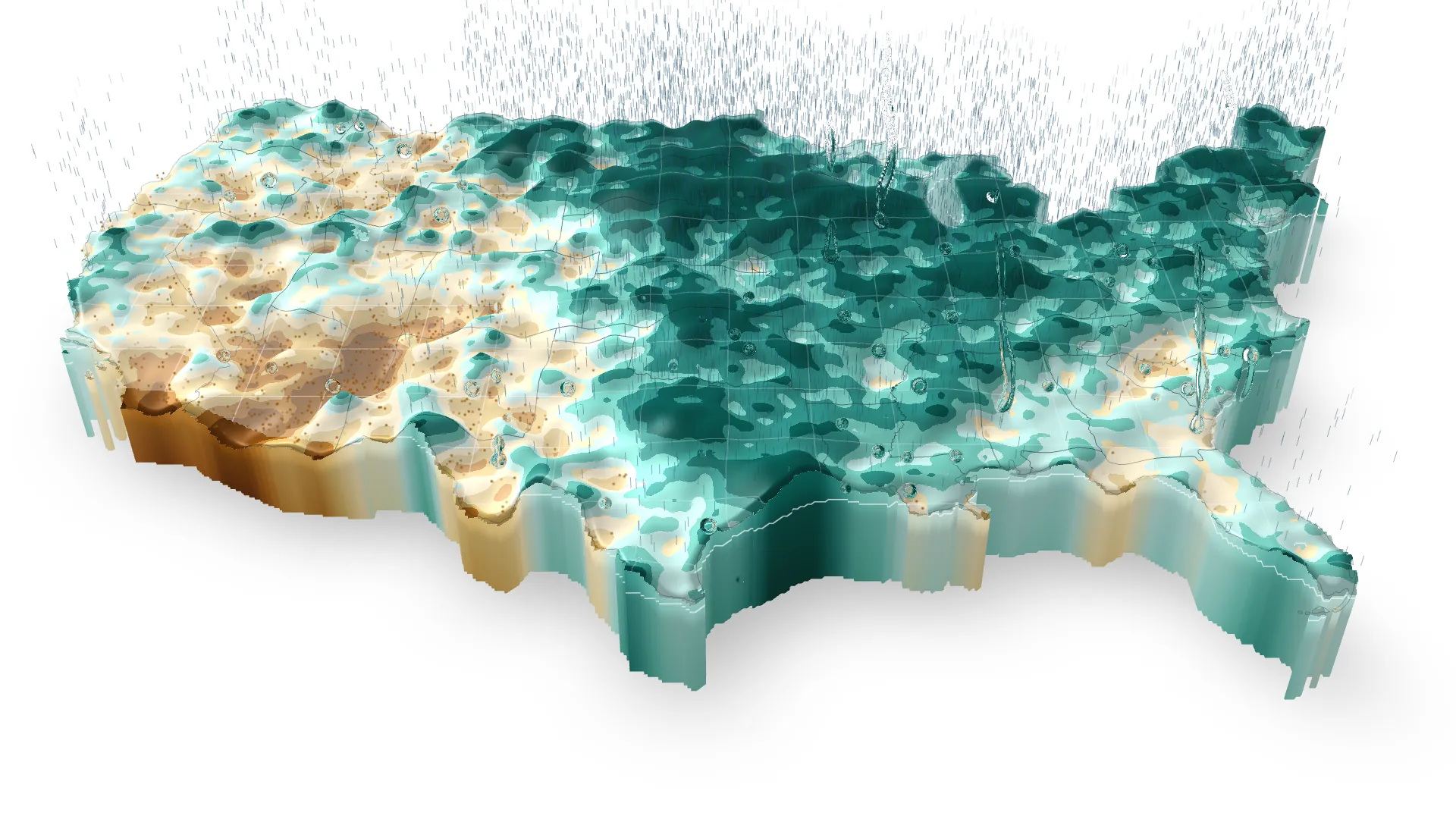 Rain Relief, interactive maps by Gordon Tu